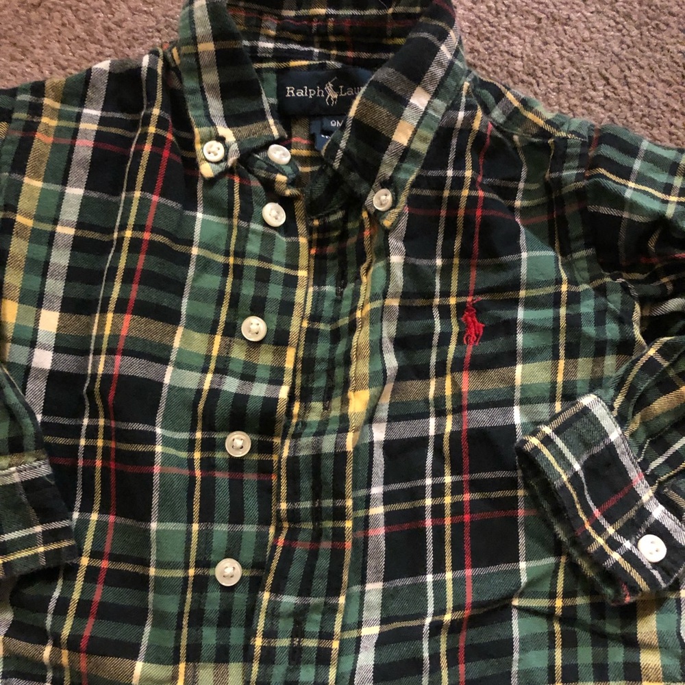 Ralph Lauren Plaid Baby Shirt